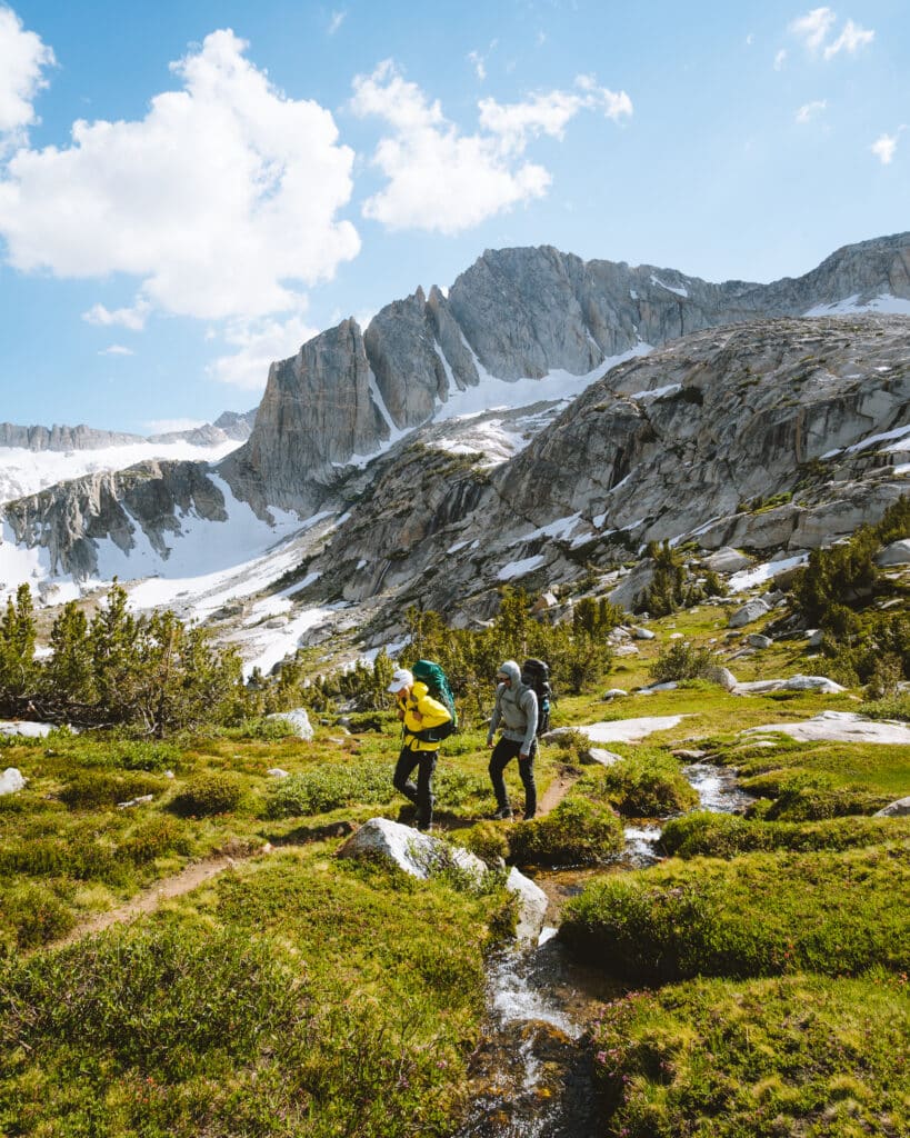 Sierra High Route Couple's Backpacking