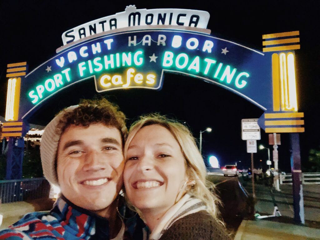 Santa Monica Pier Date in Los Angeles