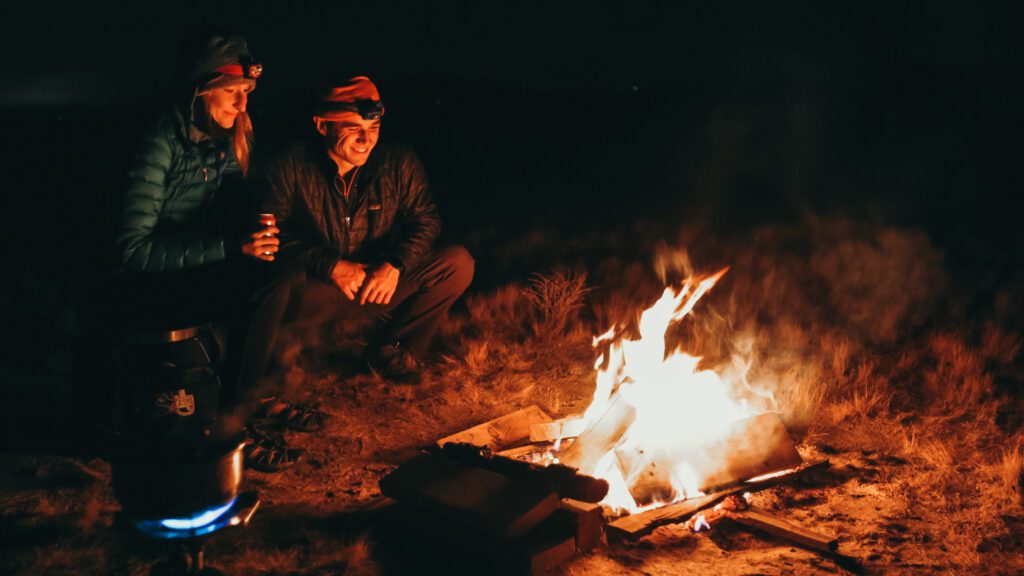 Couple's Camping in Joshua Tree