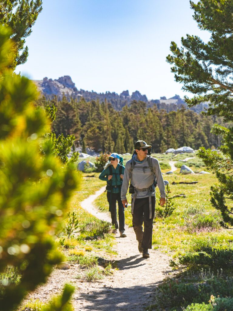 Adventure Couple wearing the Best Hiking Shoes for Backpacking Adventures 