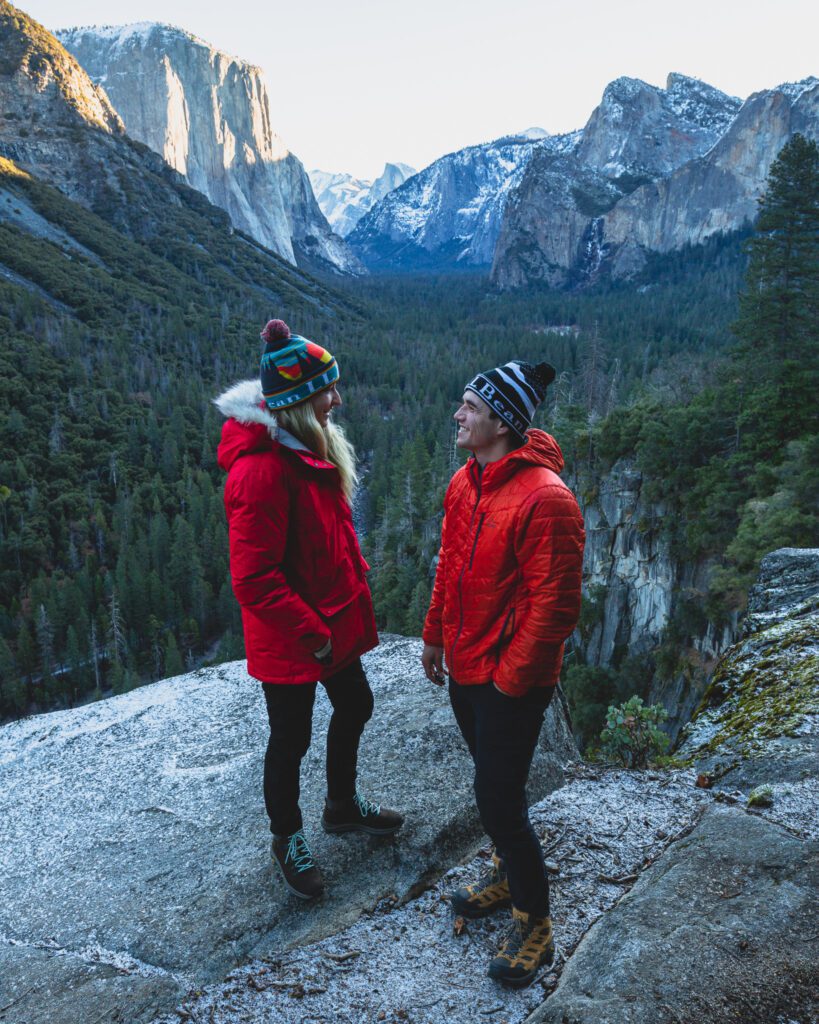Adventure Couple wearing the Best Hiking Shoes for Outdoor Adventures 