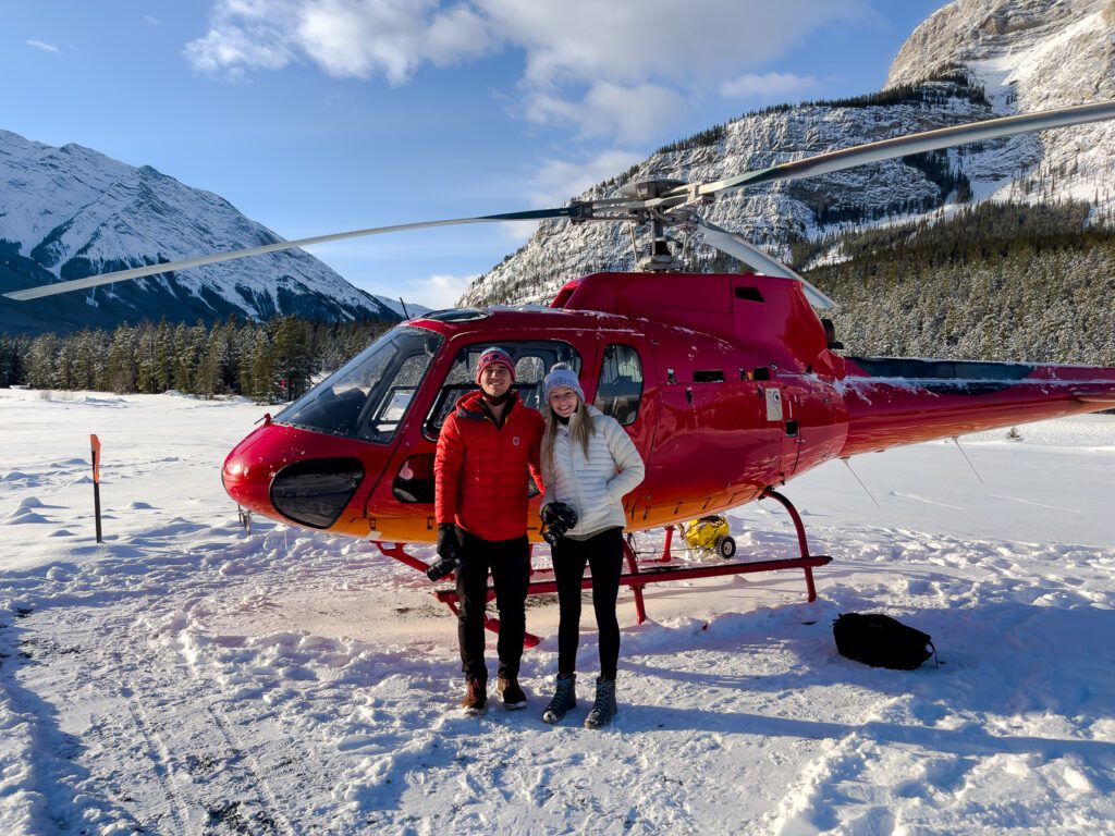 Rockies Helicopter Tour Jasper National Park in the Winter