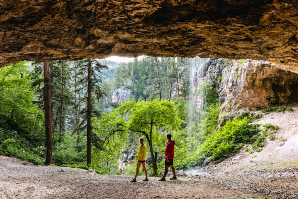 community cave trail on south dakota road trip 