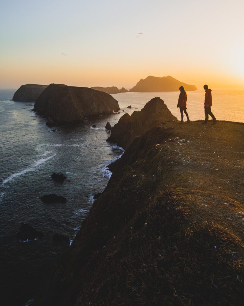 Anacapa Island Sunset in Channel Islands National Park 