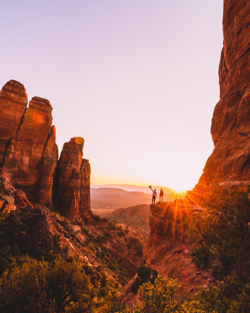 Sunset at Cathedral Rock in Sedona