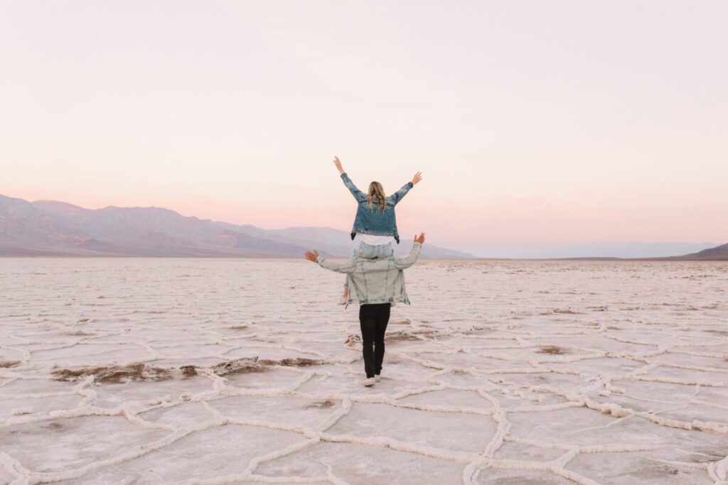 Badwater Basin Salt Flats in Death Valley National Park