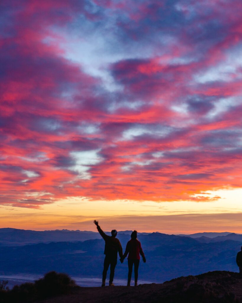 Dante's View in Death Valley National Park at Sunset