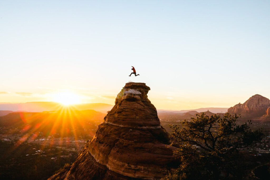 Munds Wagon Trail in Sedona at Sunset