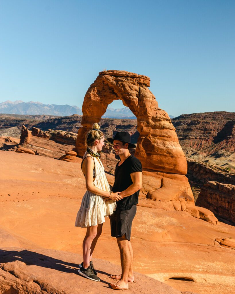 Delicate Arch Hike in Arches National Park, one of utah mighty five 
