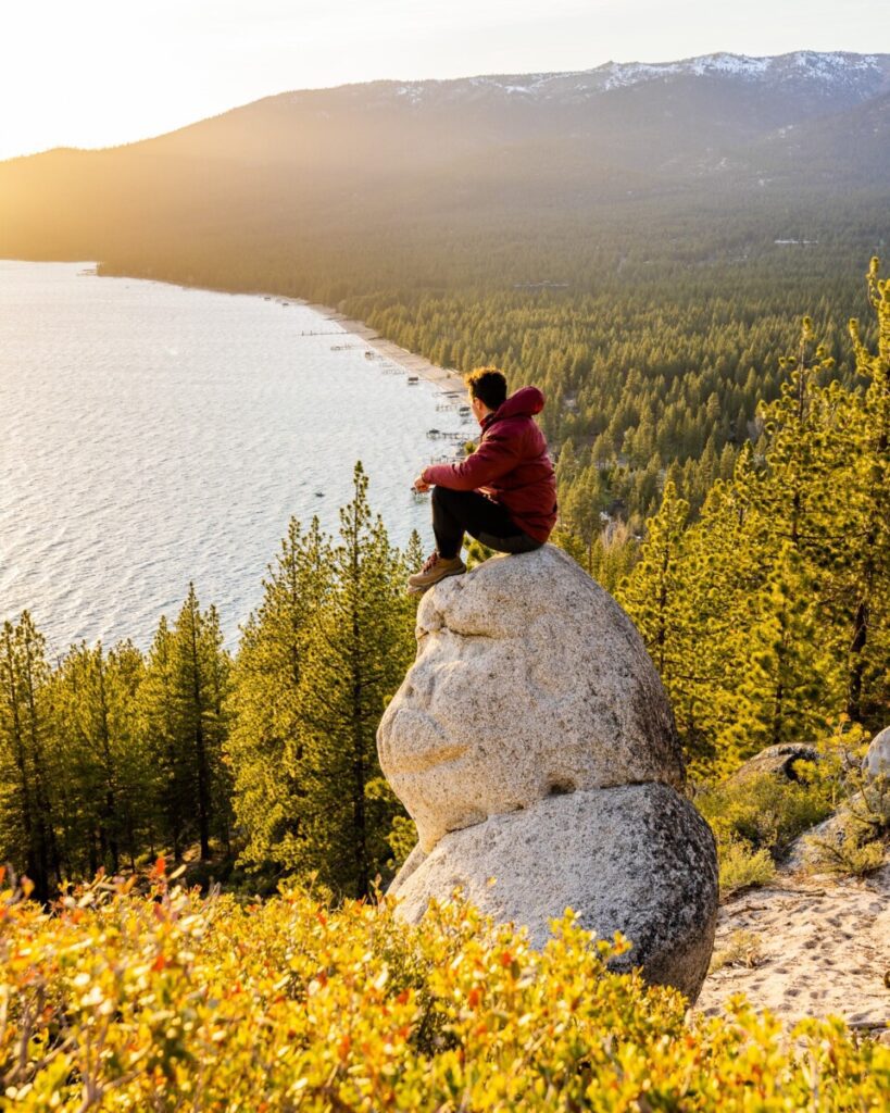 Monkey Rock Hike Lake Tahoe