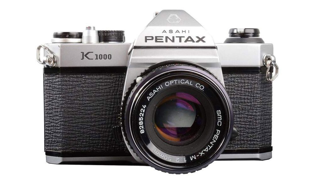 Pentax K1000 film camera