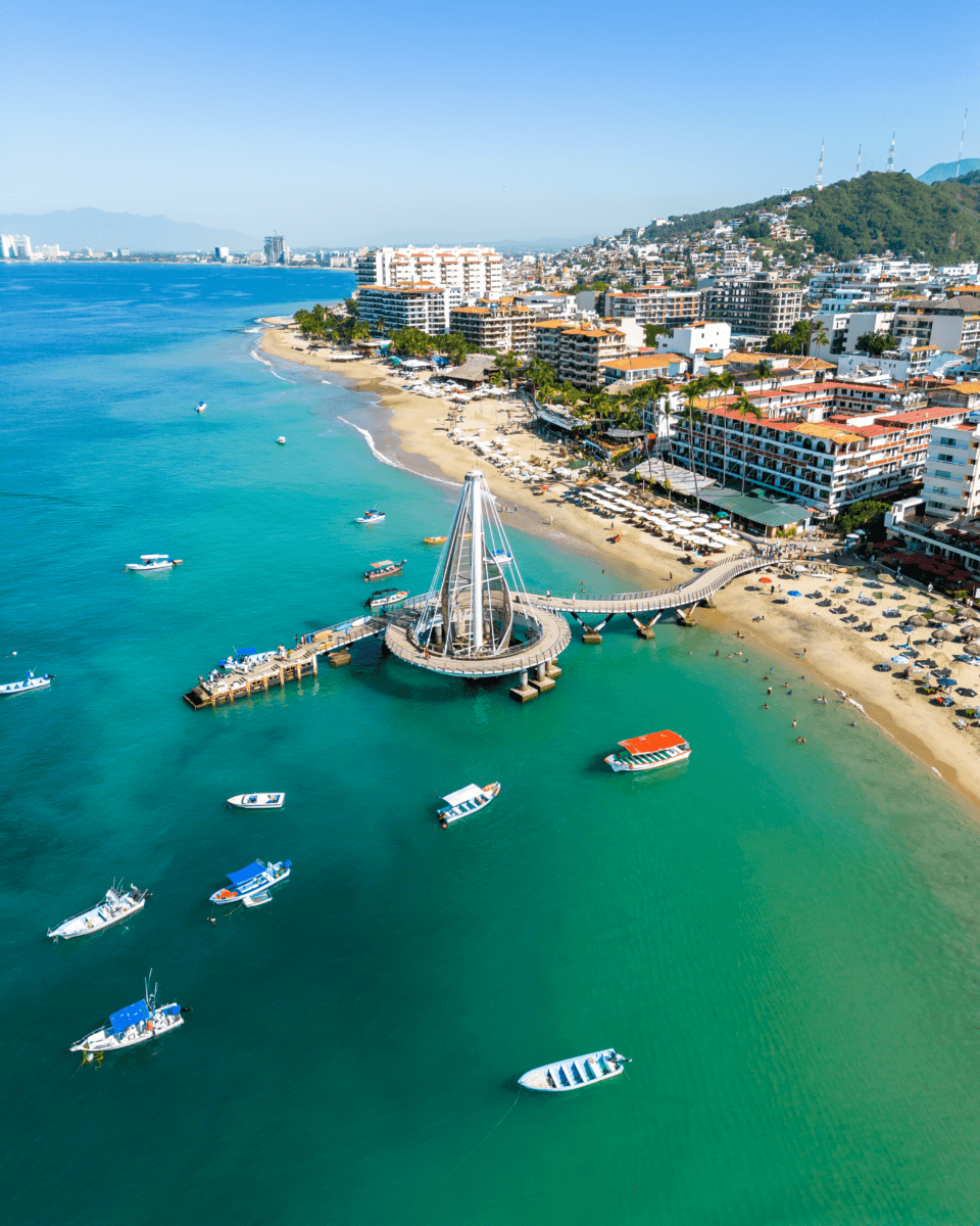 The Malecon and Los Muertos Pier in Puerto Vallarta