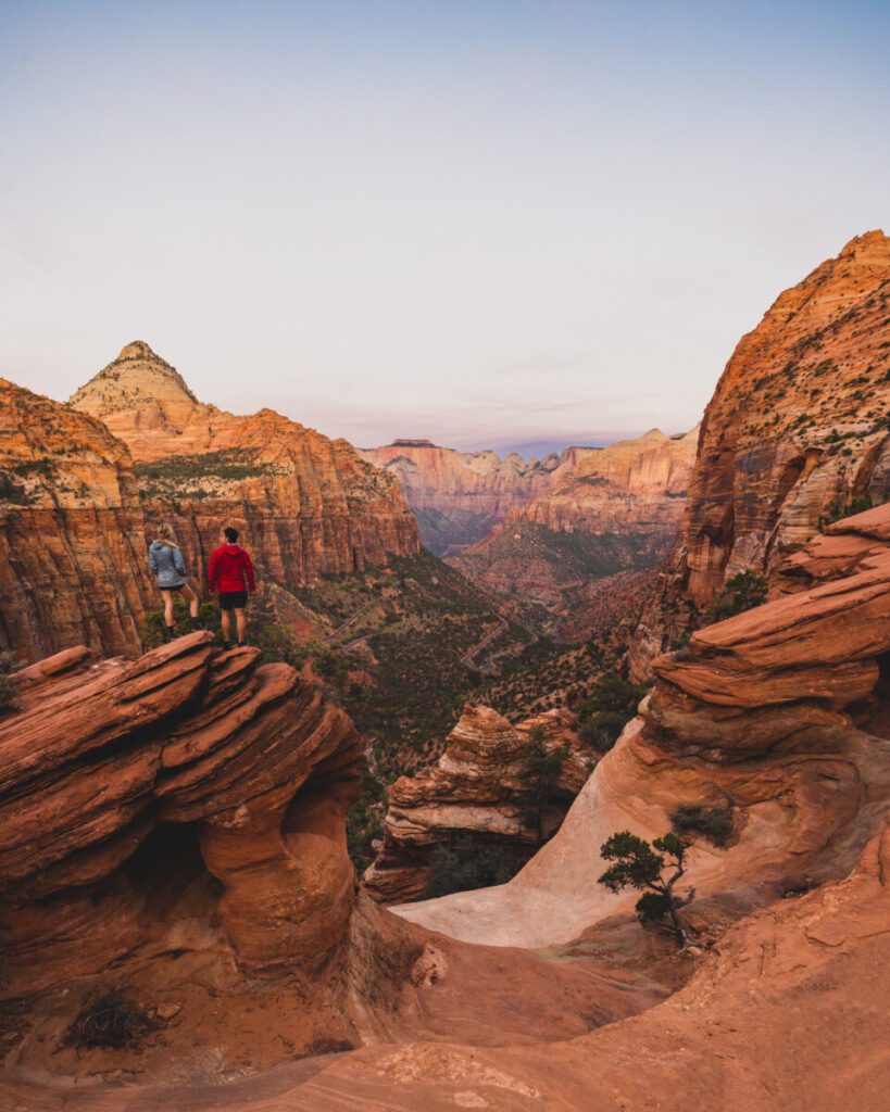 Canyon Overlook in Zion National Park, one of the Utah Mighty Five