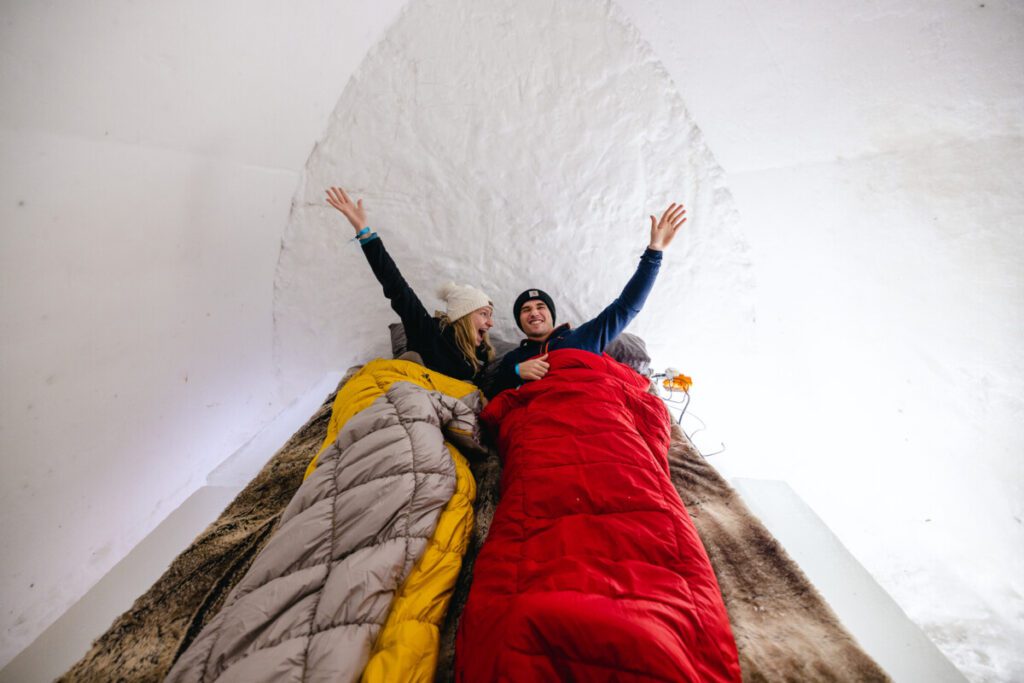 room at the arctic snow hotel in rovaniemi