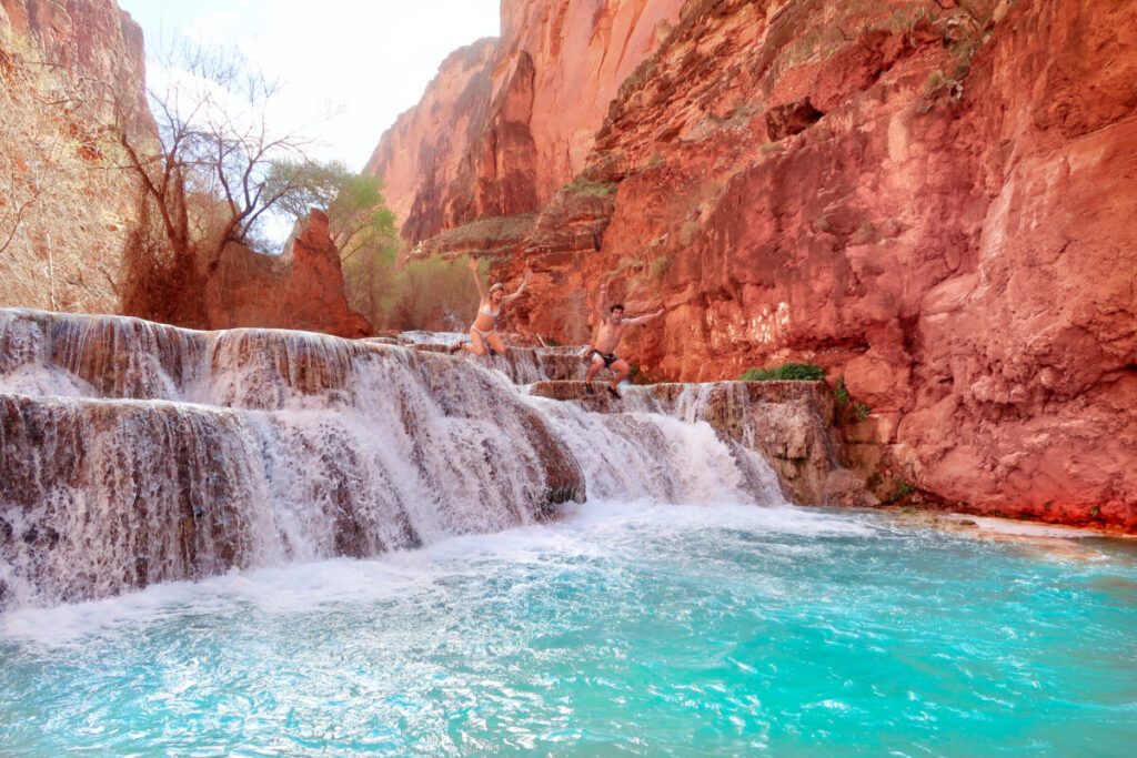 Beaver Falls in Havasupai