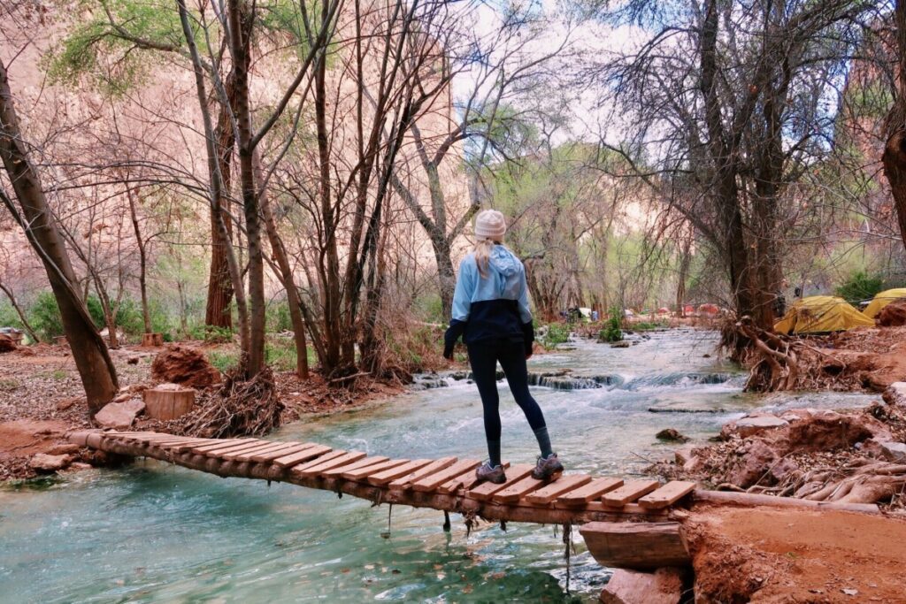 Water Crossing during Havasupai Hike