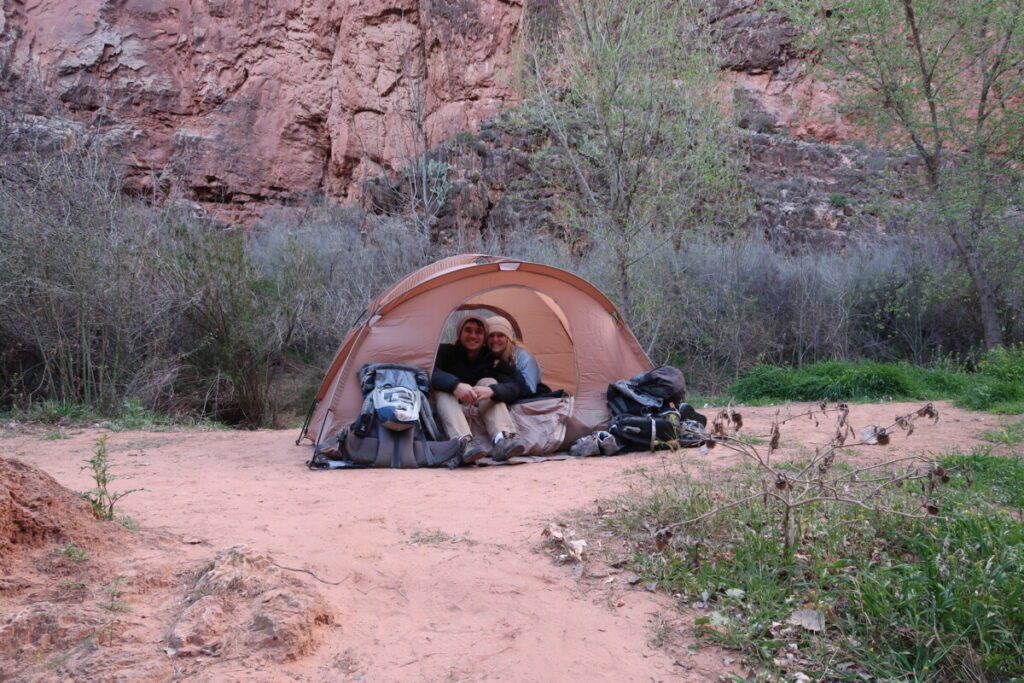 Campground in Havasupai