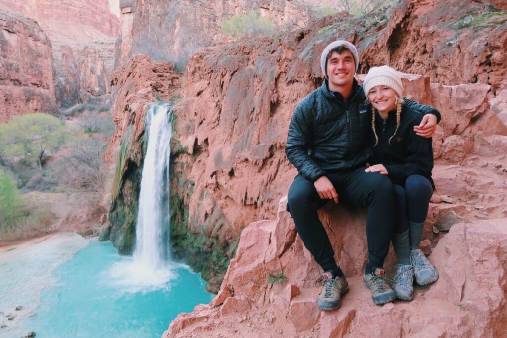 View above Havasu Falls 