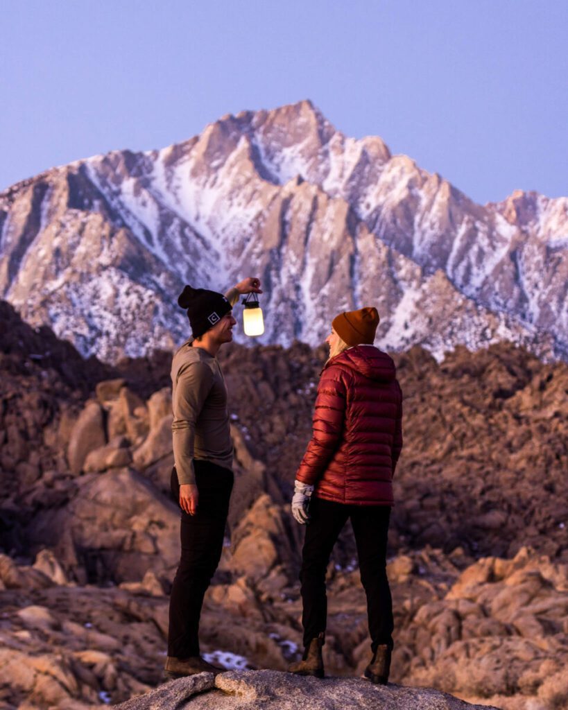 Alabama Hills at sunrise