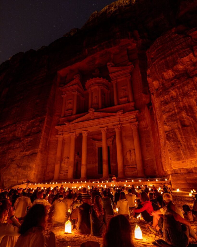 Petra, Jordan at Night Experience in April 2022