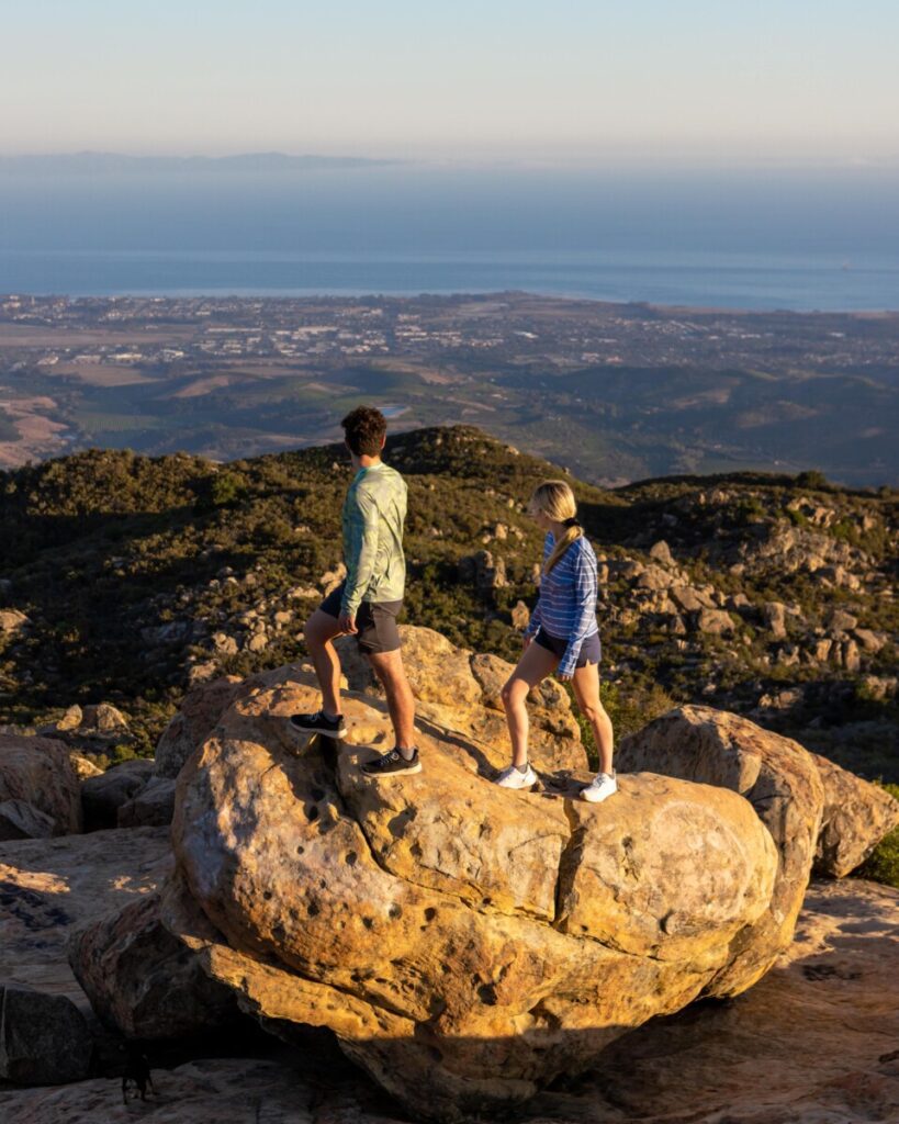 Hiking at Lizards Mouth Santa Barbara