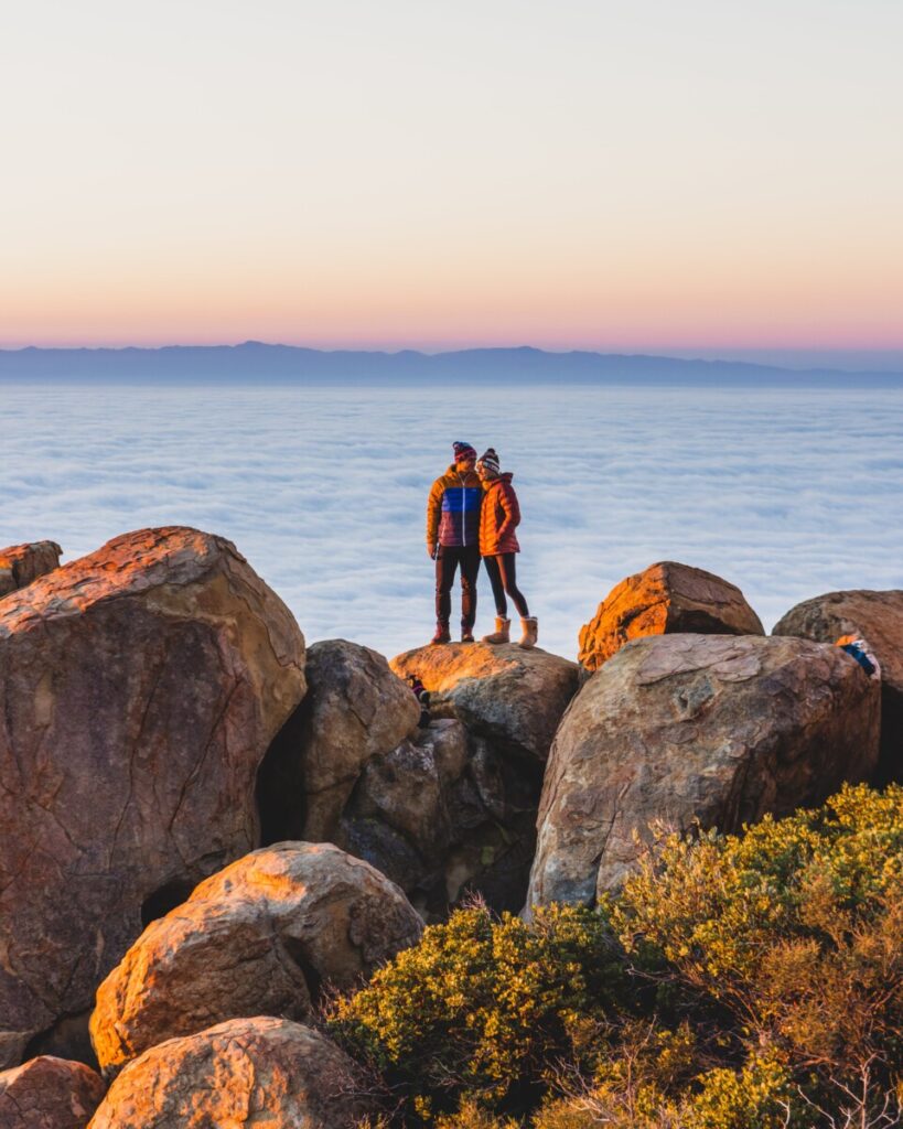 La Cumbre Peak Hike overlooking Santa Barbara 