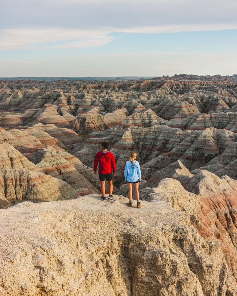 Big Badlands Overlook during the middle of the day