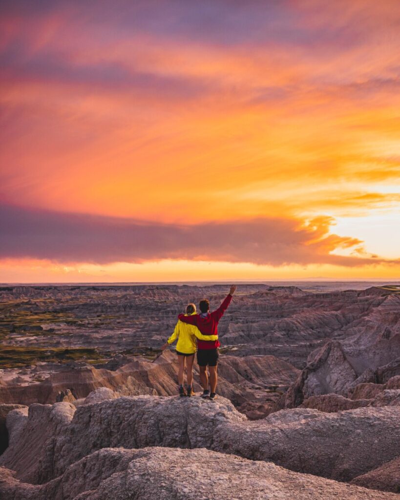 Pinnacles Overlook sunset