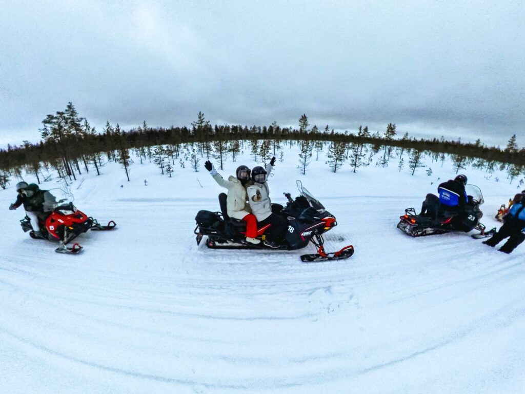 Snowmobile Tour at Apukka Resort