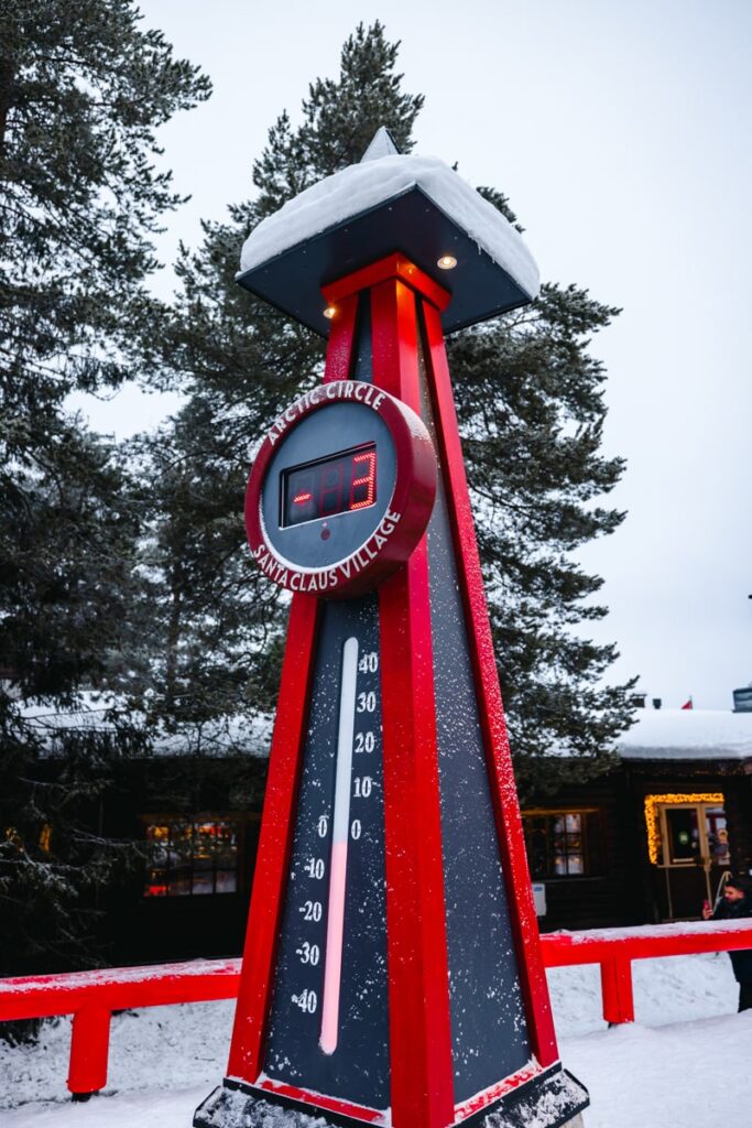 Santa Claus Village Thermometer