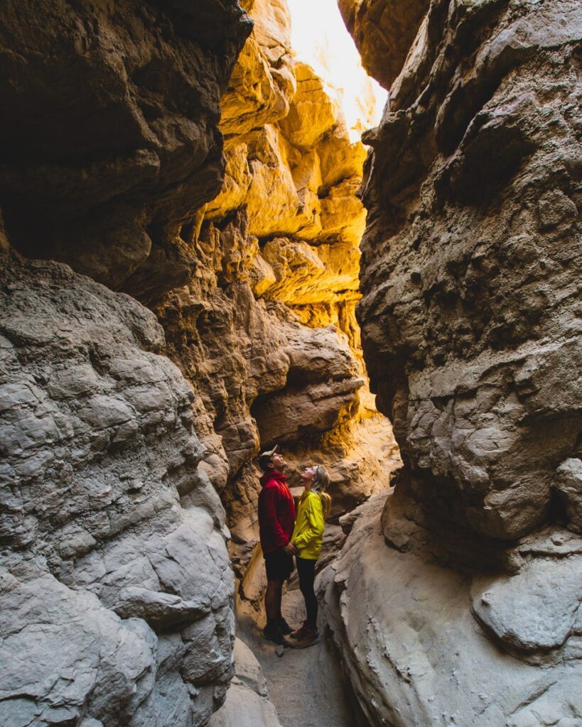 Slot Canyon Trail in Anza Borrego Desert State Park in California