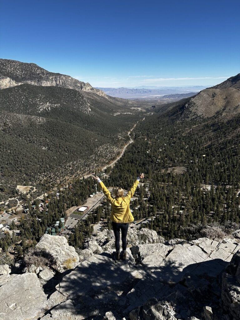 View from the top of the Cathedral Rock Trail near Mt. Charleston