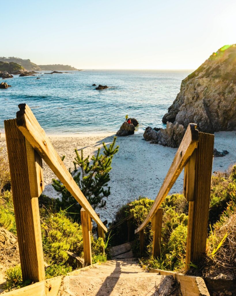 Gibson Beach via the Bird Island Trail in Point Lobos State Natural Reserve