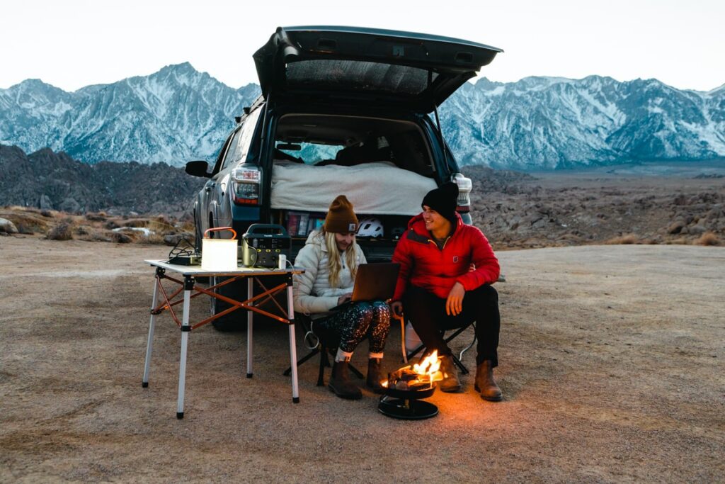 Save Money on a Road Trip by car camping