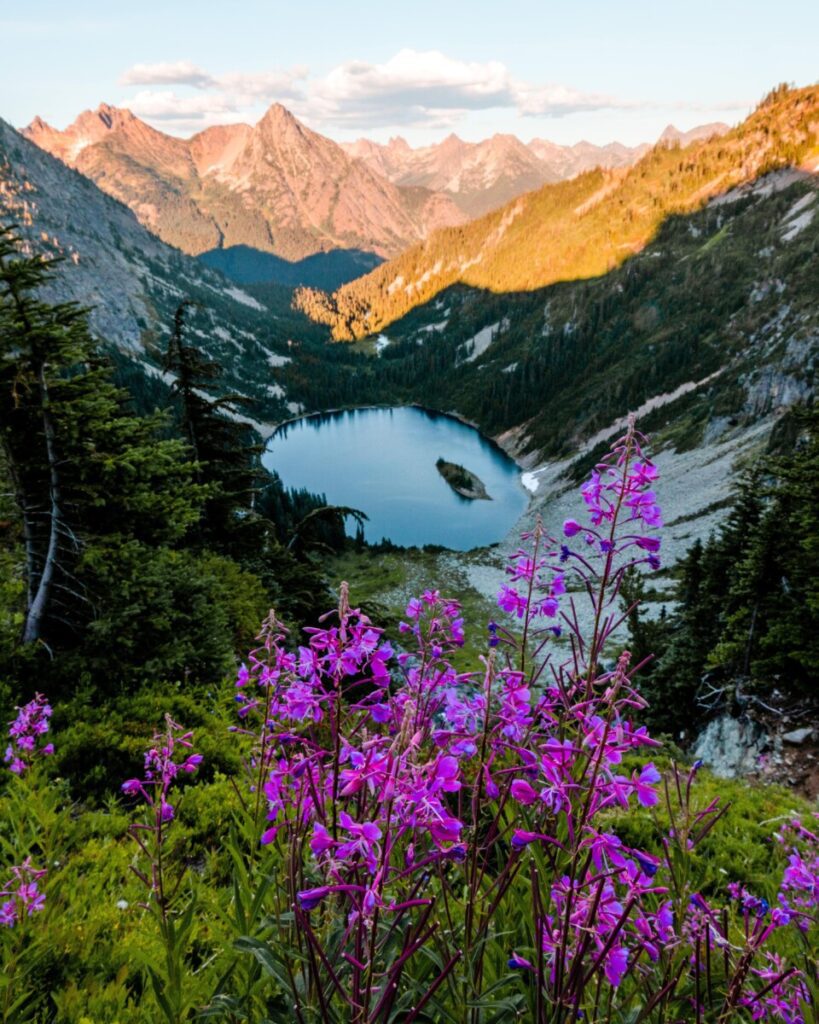 Maple Pass Loop from the trail near North Cascades National Park