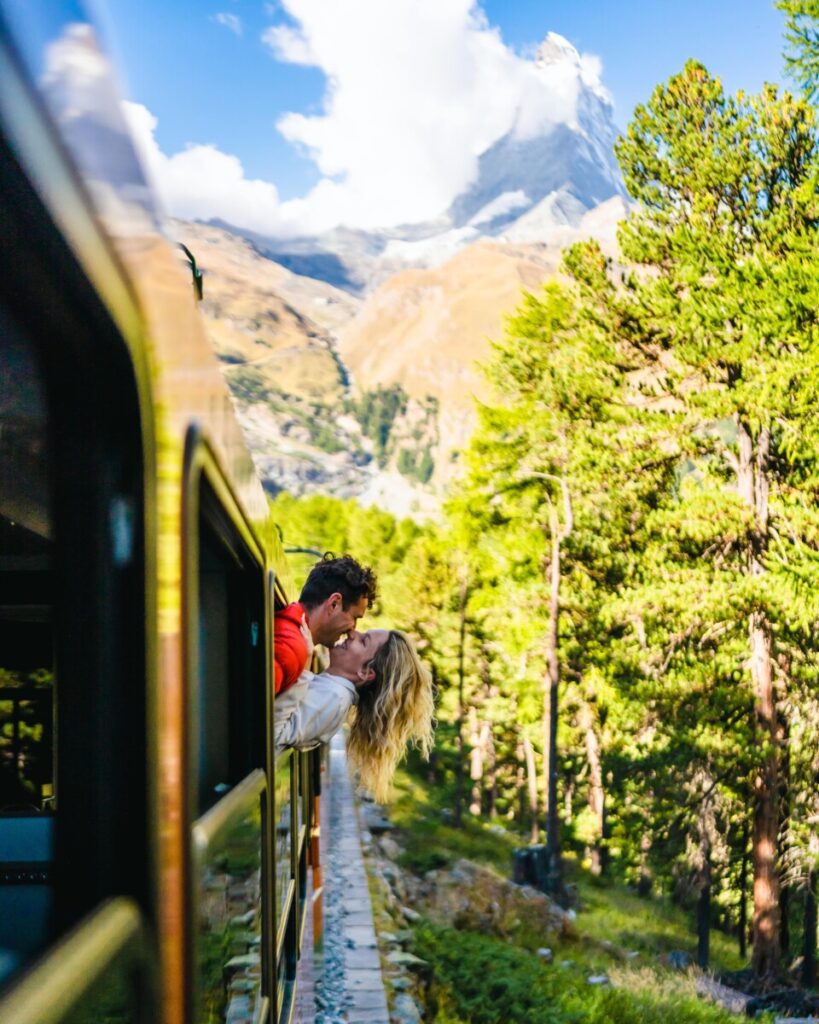 Gornergrat Bahn in Zermatt, Switzerland