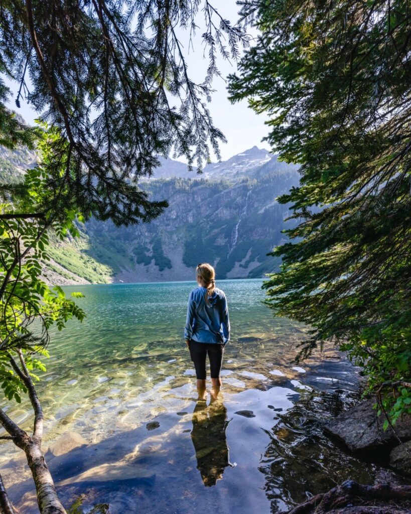 Blue Lake Washington State North Cascades