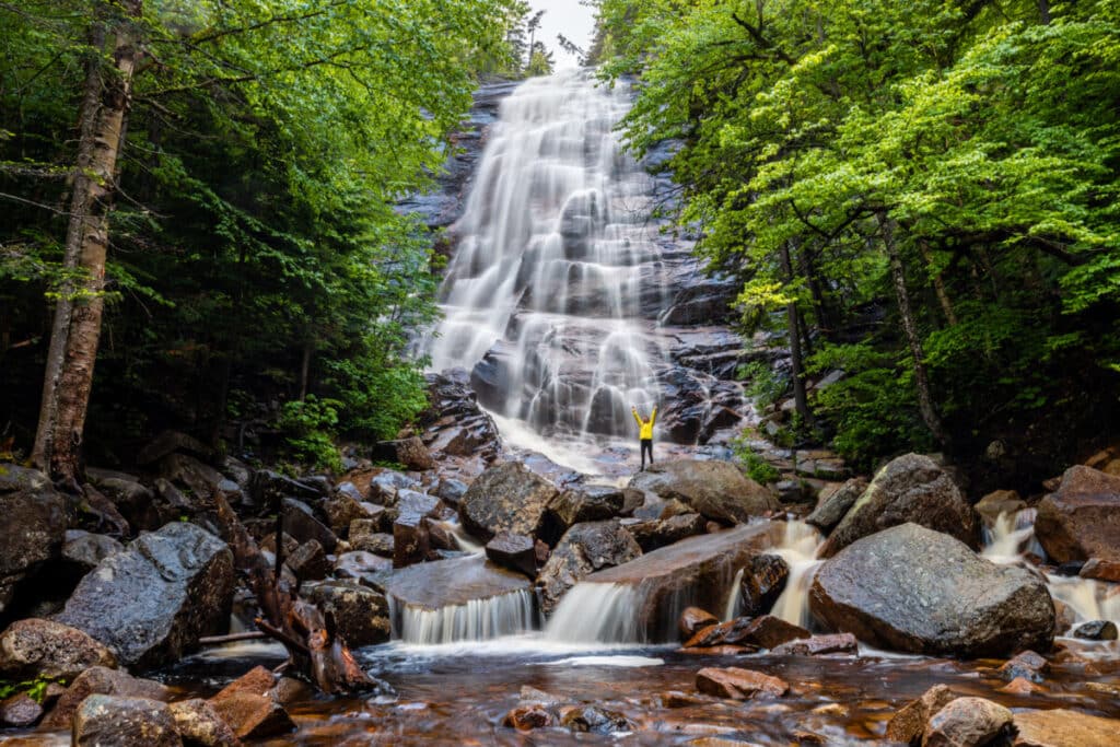 Arethusa Falls in New Hampshire