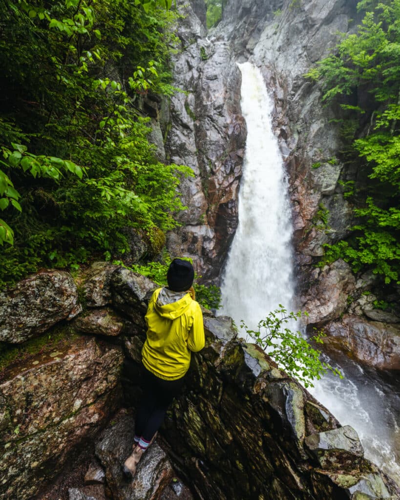 Glen Ellis Waterfall in New Hampshire