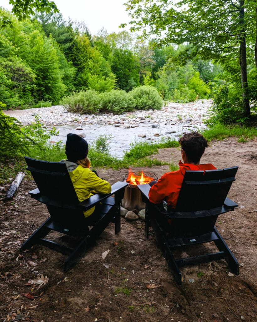 Camping in New Hampshire at Lumen Nature Retreat