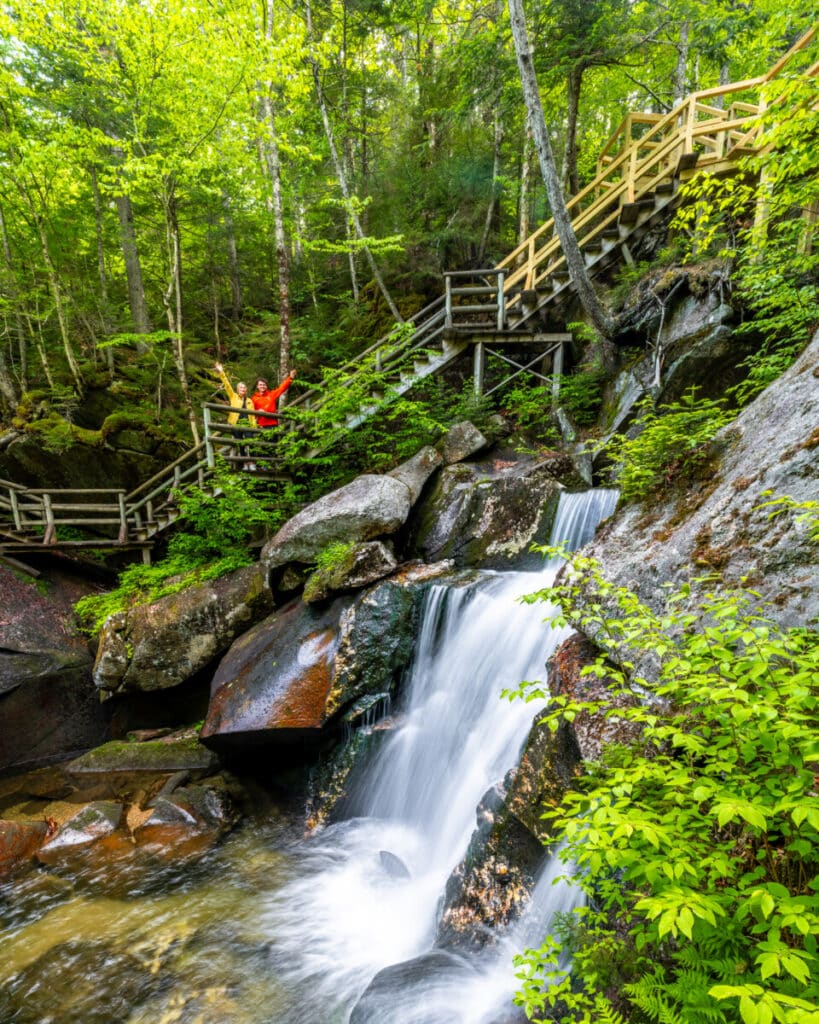 Paradise Falls in the Lost River Gorge