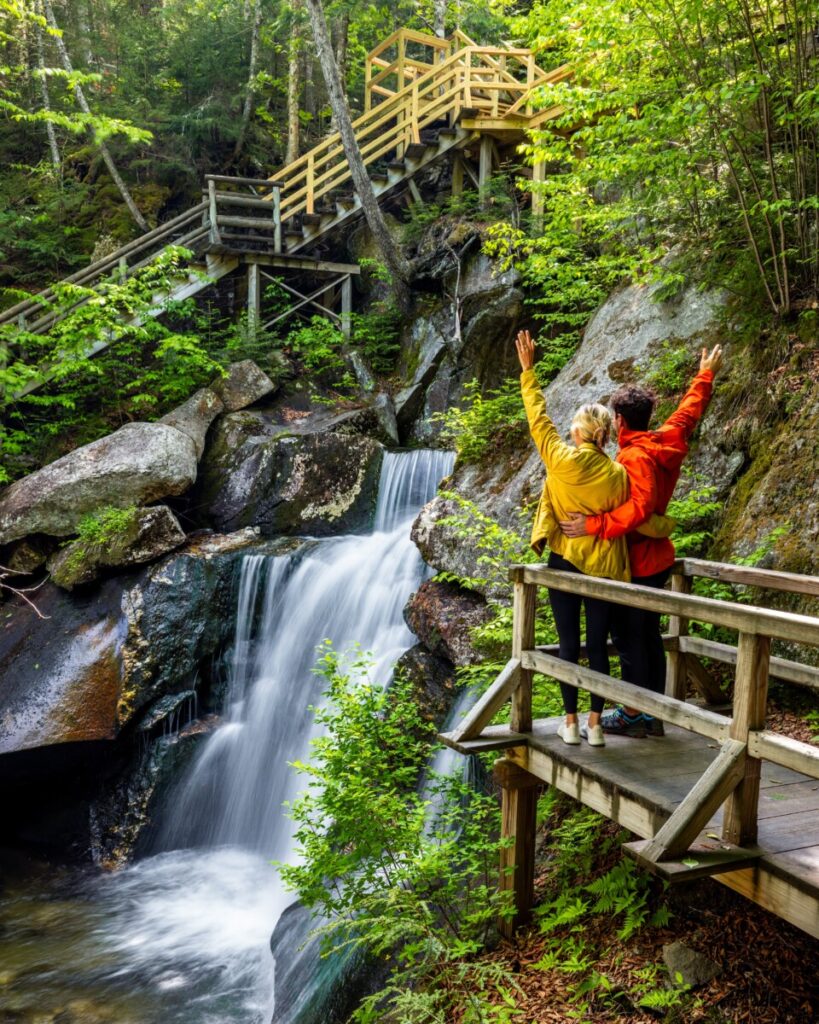 Paradise Falls at New Hampshire's Lost River Gorge