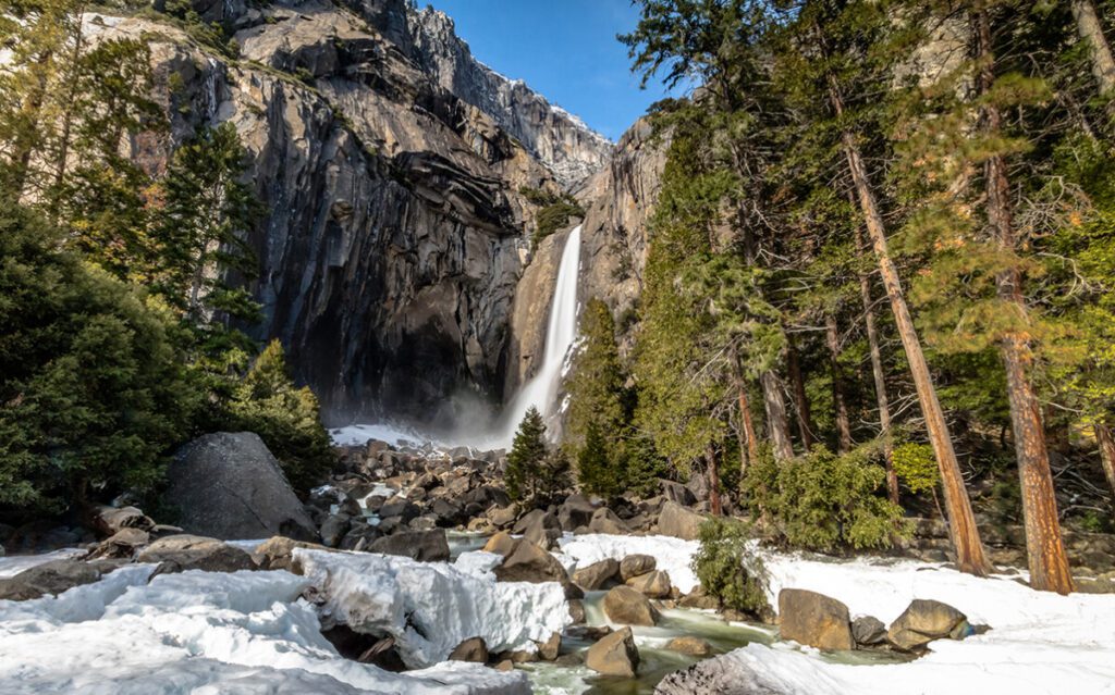 The Lower Yosemite Falls