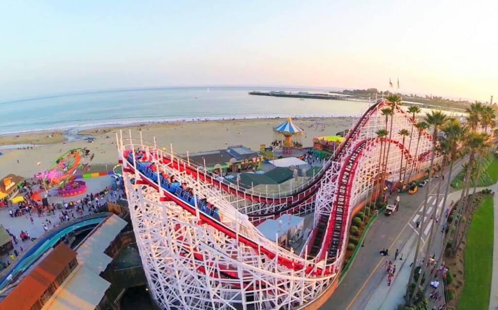 The Giant Dipper at Santa Cruz Beach Boardwalk