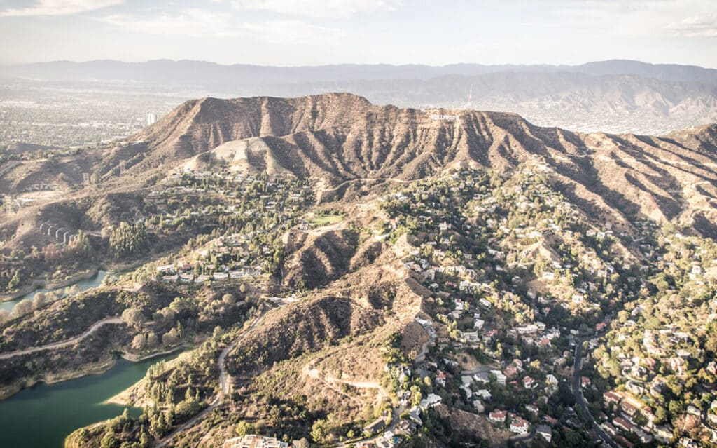 Residential Areas Around the Hollywood Sign