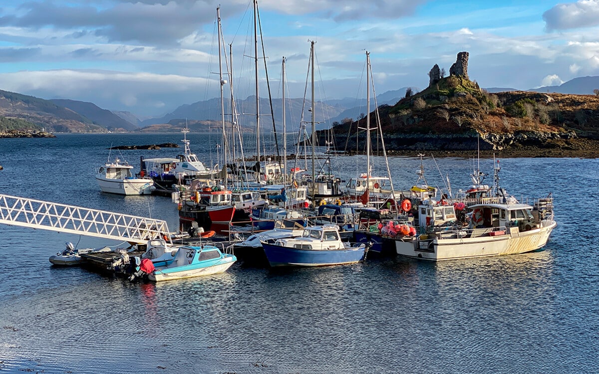 Boats at the Isle of Skye