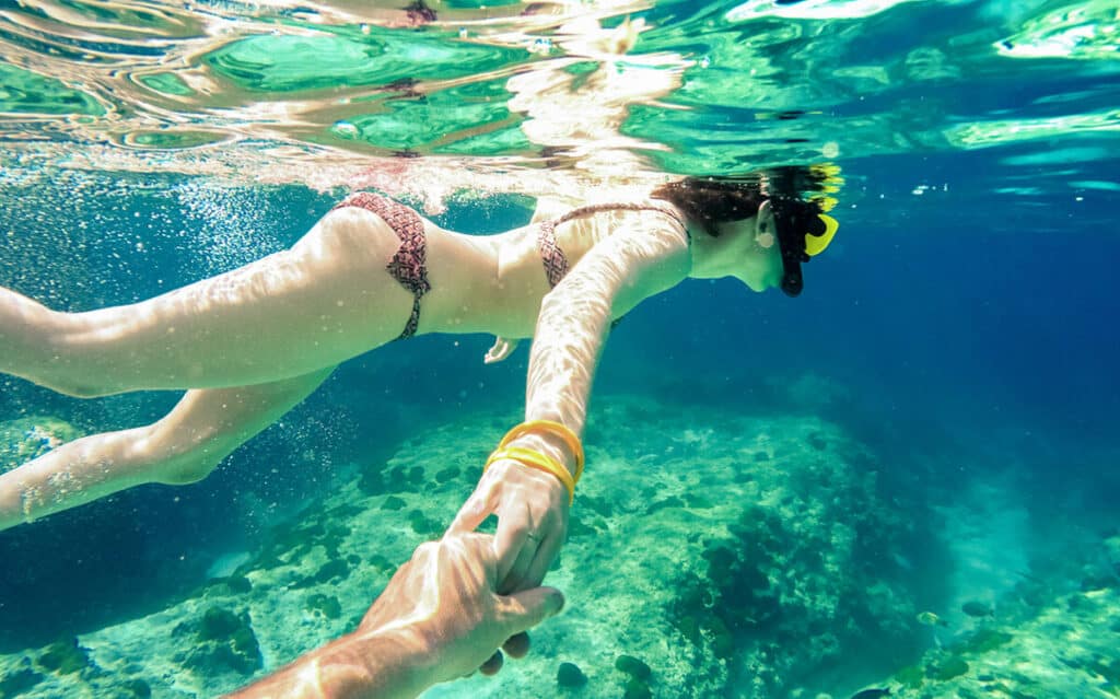 Snorkeling in the Maldives