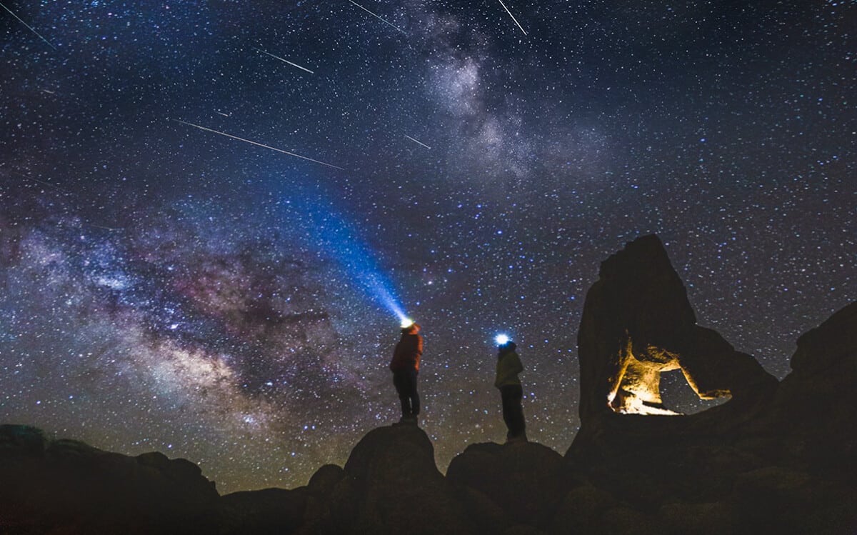 The Lovers Passport Viewing a Meteor Shower