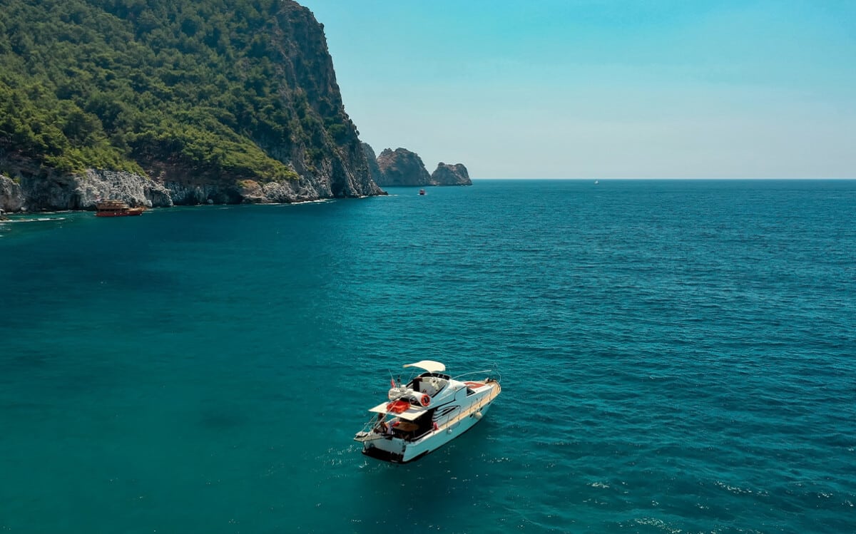 A Boat on the Ocean