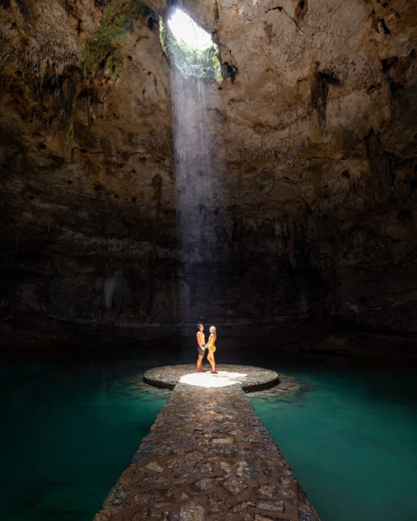 Cenote Suytan in Mexican Riviera 